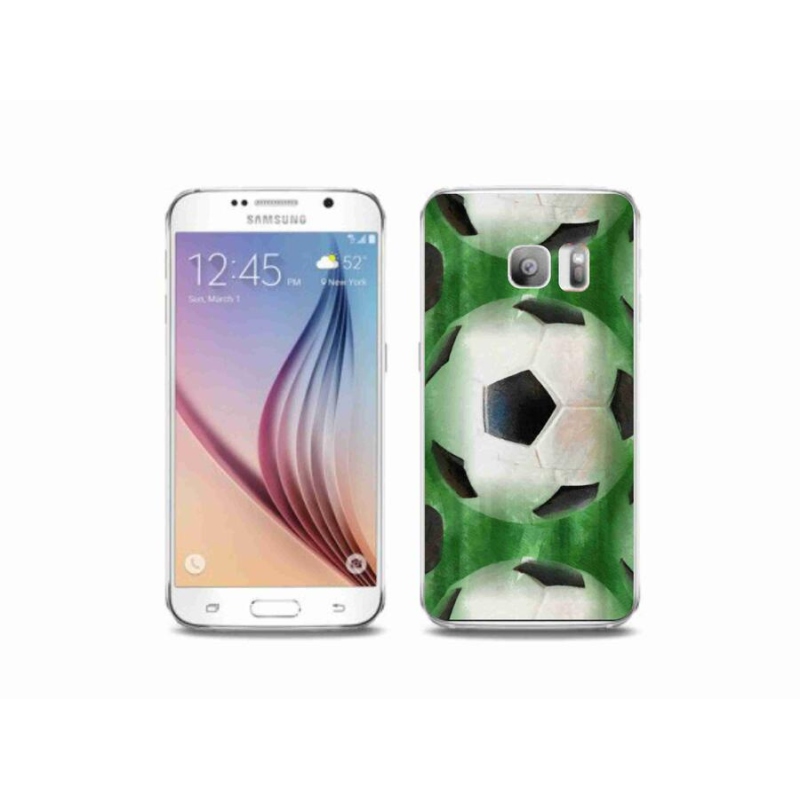Gél borítás mmCase Samsung Galaxy S6 Edge - labdarúgás