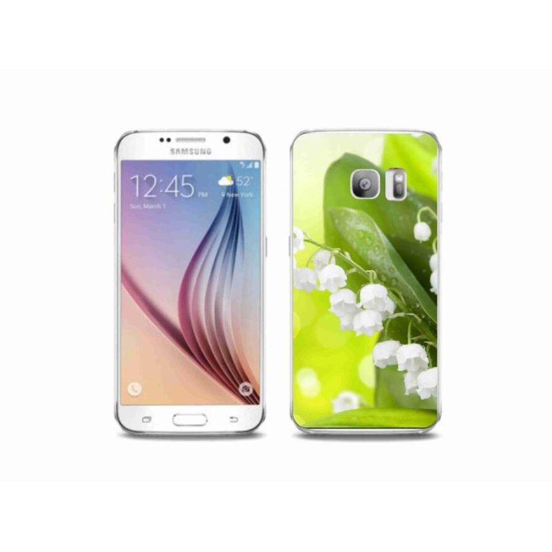 Gél borítás mmCase Samsung Galaxy S6 Edge készülékhez - lily of the valley