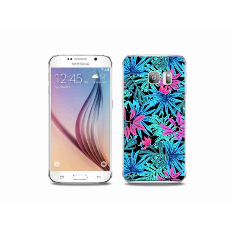 Gél borítás mmCase Samsung Galaxy S6 Edge készülékhez - virágok 3