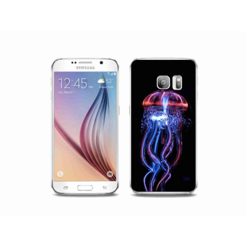 Zselés borítás mmCase Samsung Galaxy S6 Edge készülékhez - medúza