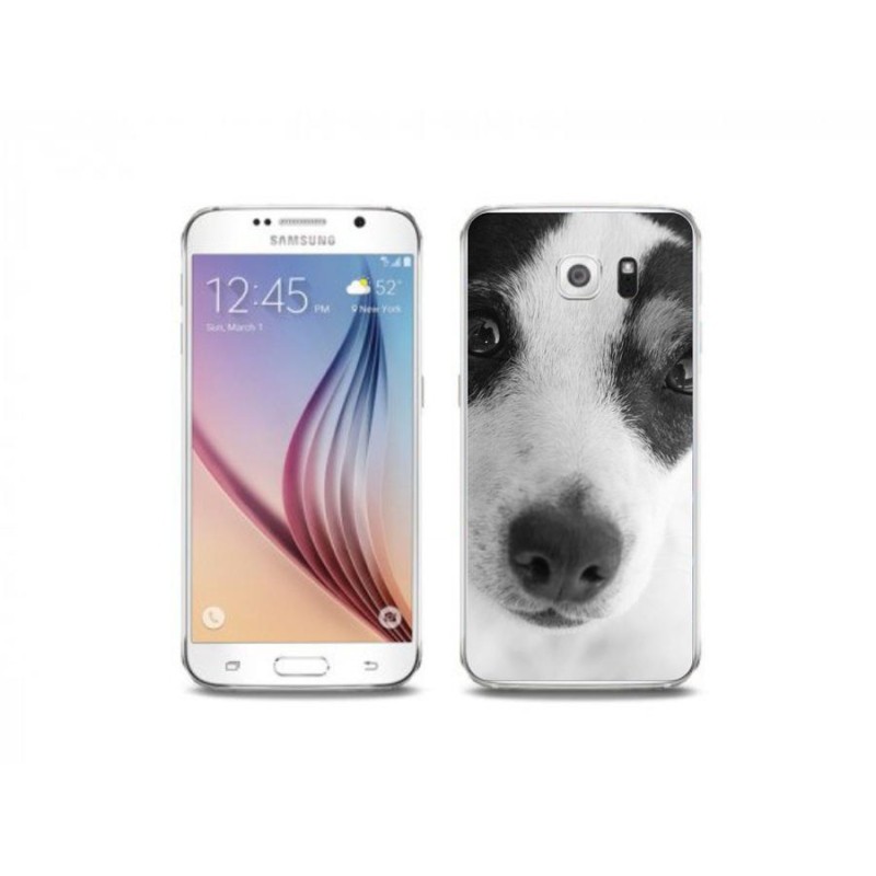 Zselés borítás mmCase Samsung Galaxy S6 Edge készülékhez - kutya