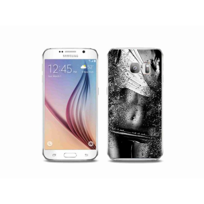 Gél borítás mmCase Samsung Galaxy S6 Edge készülékhez - szexi nő 1