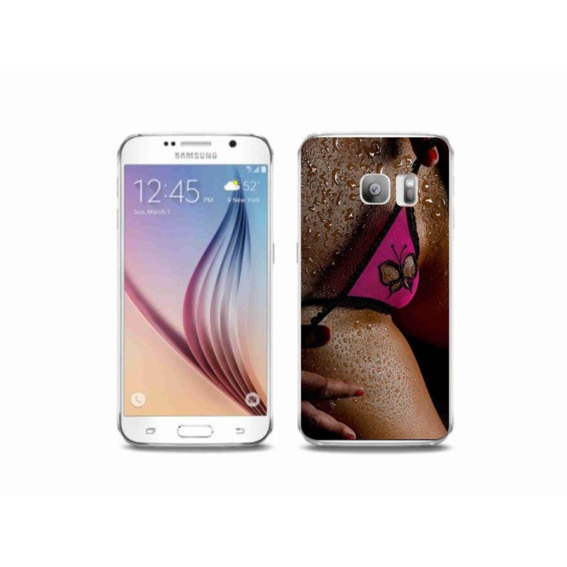 Gél borítás mmCase Samsung Galaxy S6 Edge készülékhez - szexi nő