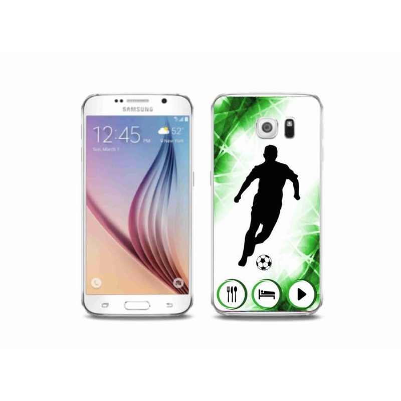 Gél borítás mmCase Samsung Galaxy S6 készülékhez - focista