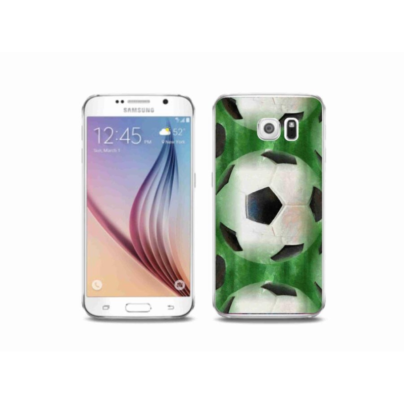 Gél borítás mmCase Samsung Galaxy S6 készülékhez - focilabda