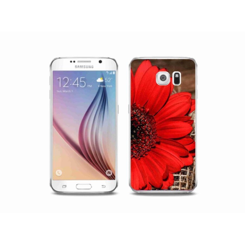 Gél borítás mmCase Samsung Galaxy S6 készülékhez - gerbera