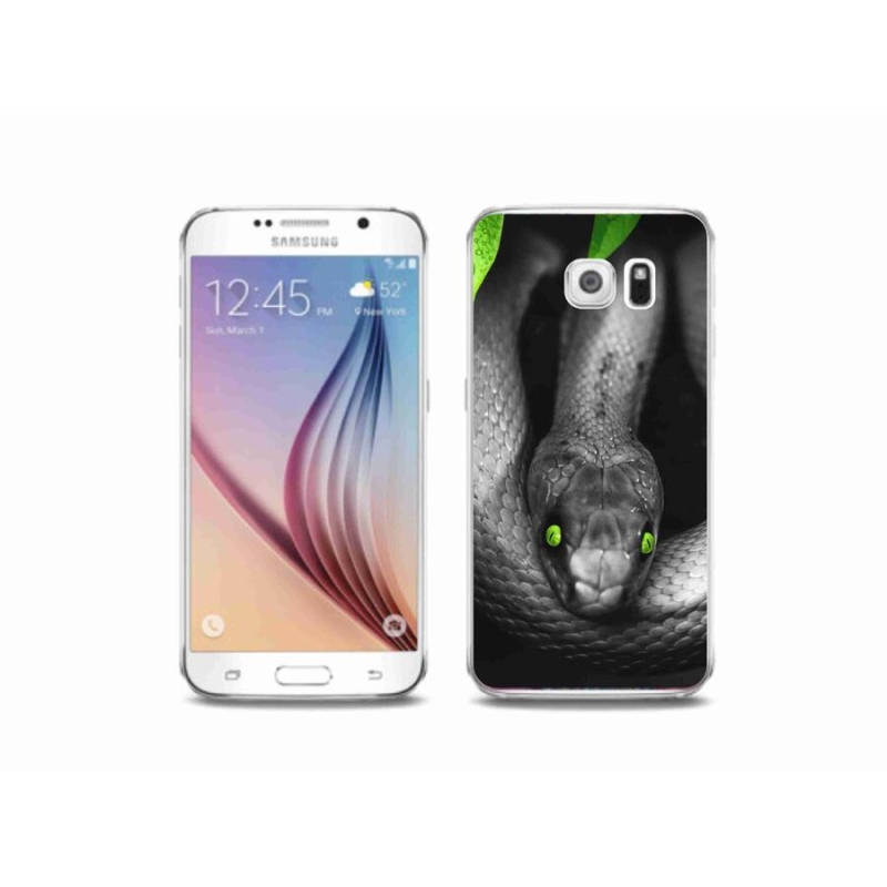 Gél védőburkolat mmCase Samsung Galaxy S6 készülékhez - kígyó