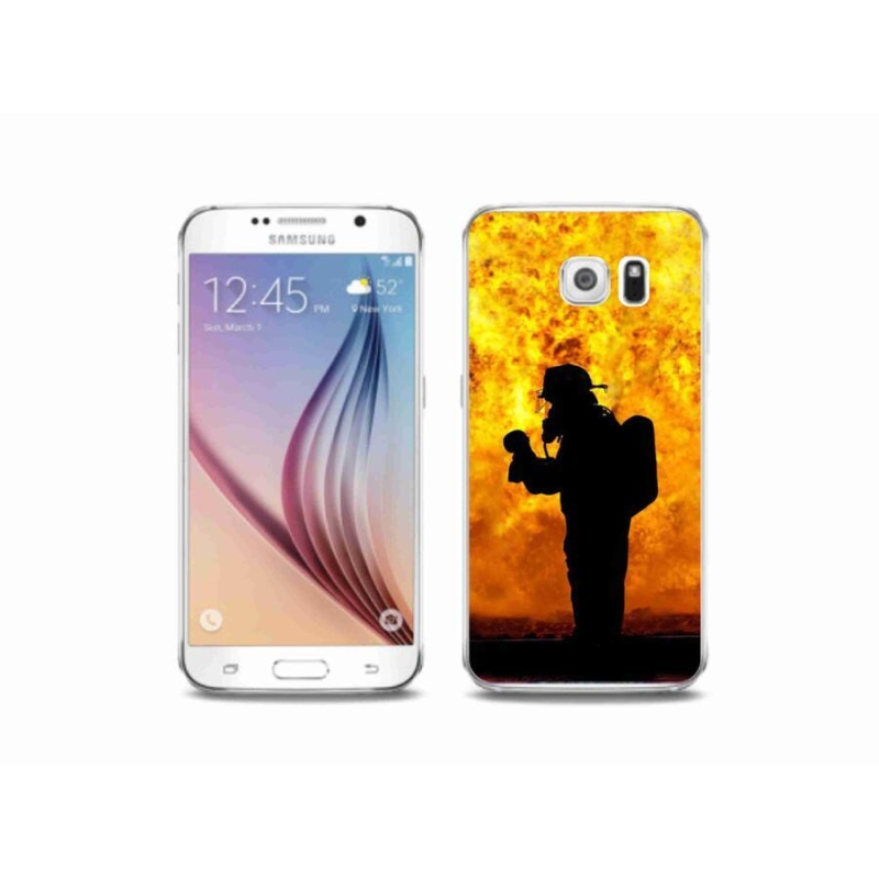 Gél borítás mmCase Samsung Galaxy S6 készülékhez - tűzoltó