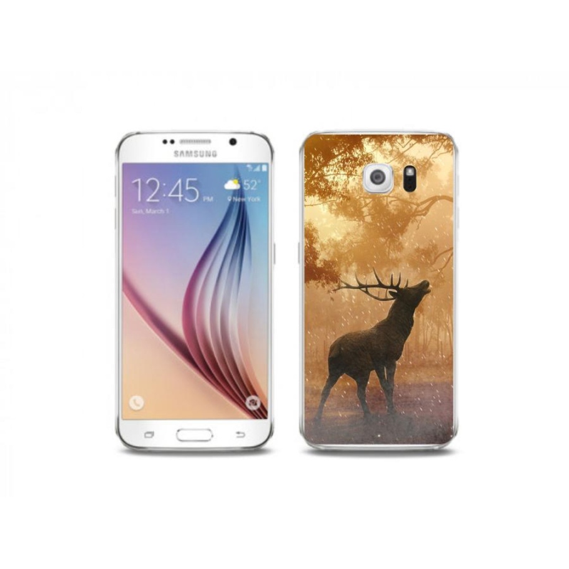 Zselés borítás mmCase Samsung Galaxy S6 készülékhez - szarvas a vadászaton