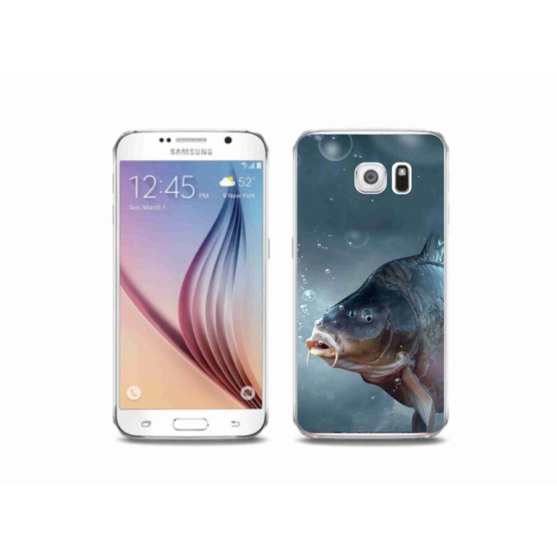 Gél borítás mmCase Samsung Galaxy S6 készülékhez - ponty és buborékok