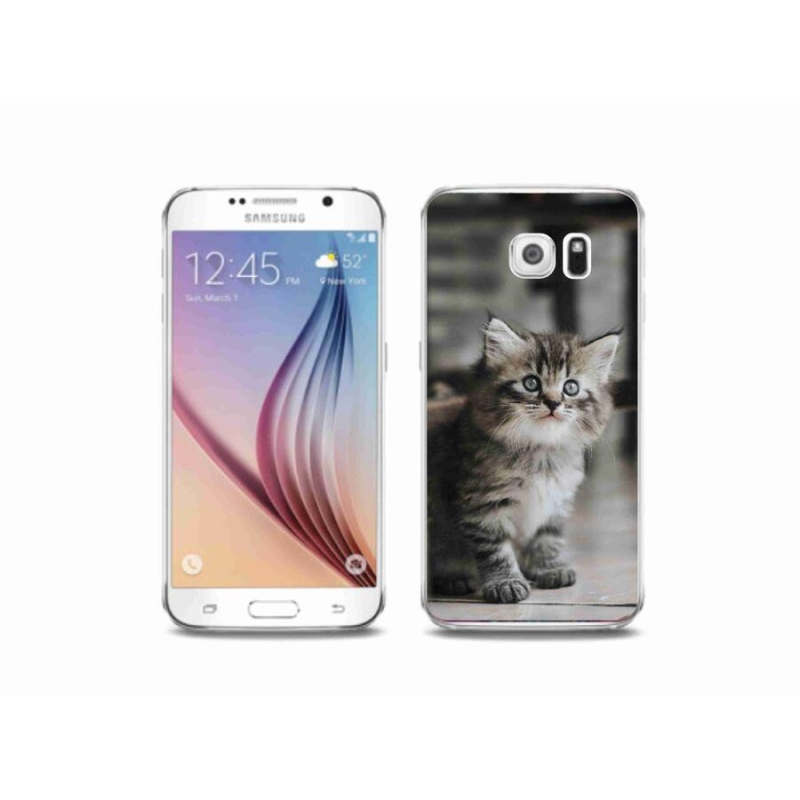 Gél borítás mmCase Samsung Galaxy S6 készülékhez - cica