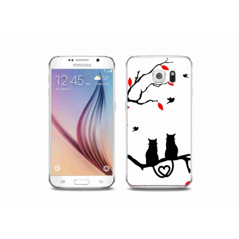 Gél borítás mmCase Samsung Galaxy S6 készülékhez - macska szeretet