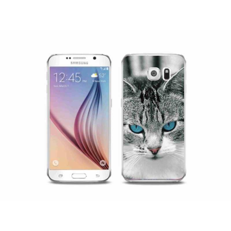 Zselés borítás mmCase Samsung Galaxy S6 készülékhez - macskaszem 1