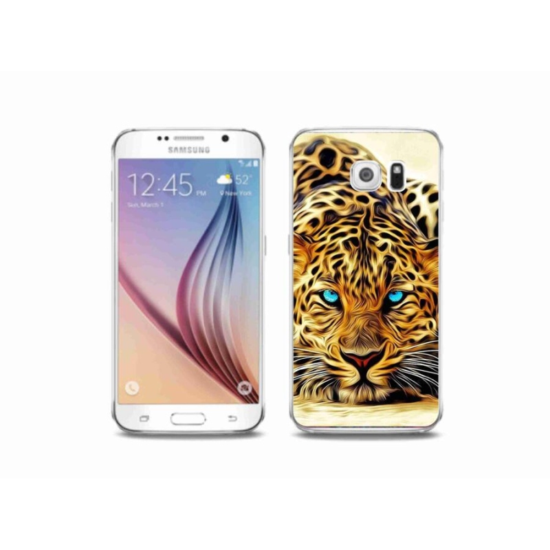 Gél borítás mmCase Samsung Galaxy S6 készülékhez - rajzfilm tigris