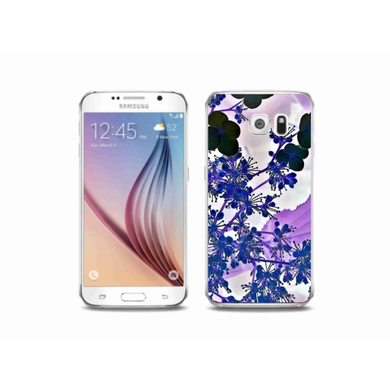 Gél borítás mmCase Samsung Galaxy S6 készülékhez - hortenzia virág