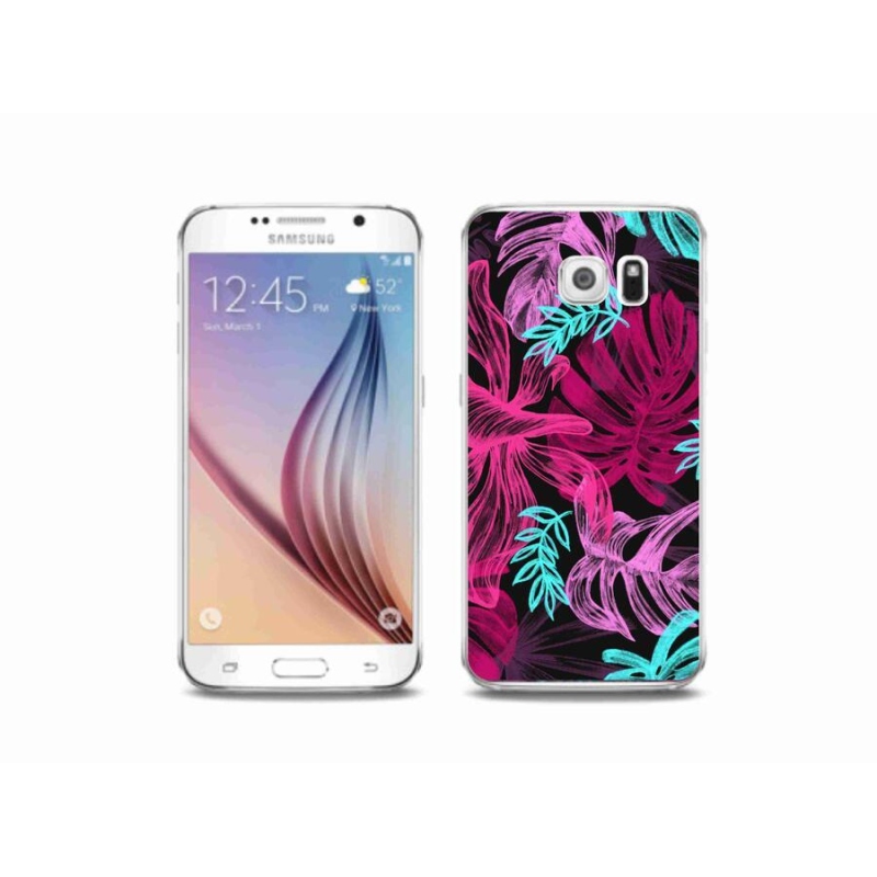 Gél borítás mmCase Samsung Galaxy S6 készülékhez - virágok 1