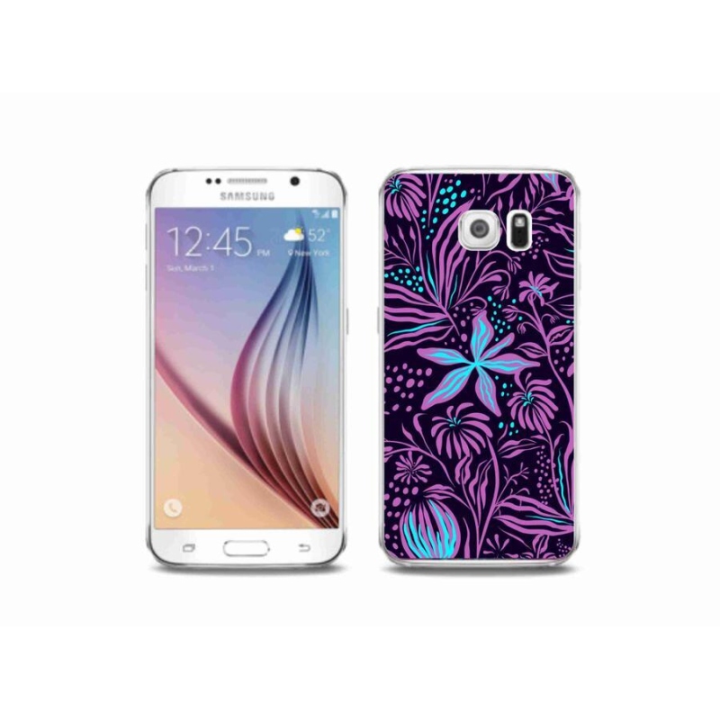 Gél borító mmCase Samsung Galaxy S6 - virágok 2