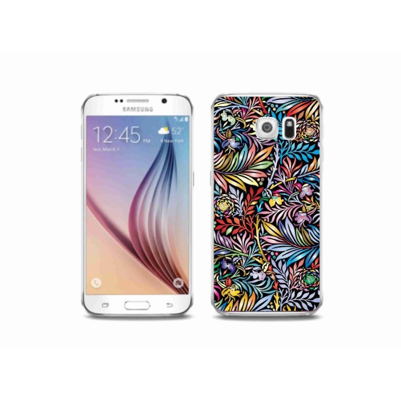 Gél borítás mmCase Samsung Galaxy S6 - virágok 5