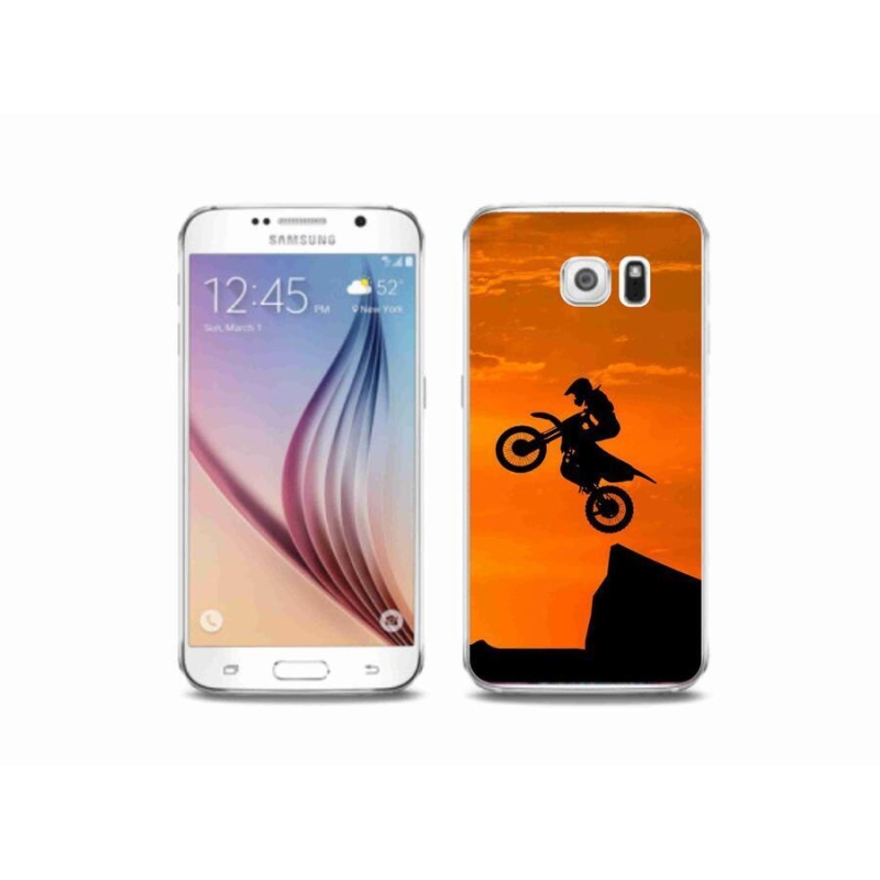 Zselés borítás mmCase Samsung Galaxy S6 készülékhez - motocross