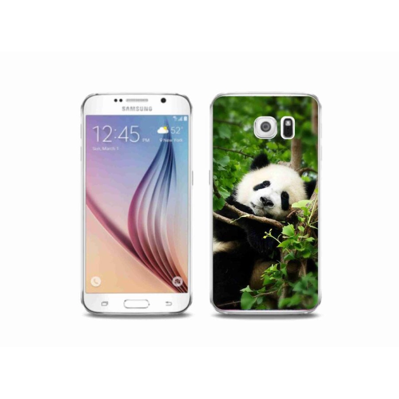 Gél védőhuzat mmCase Samsung Galaxy S6 készülékhez - panda