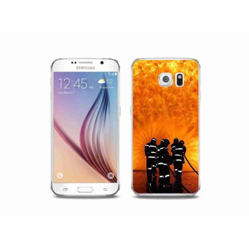 Gél borítás mmCase Samsung Galaxy S6 készülékhez - tűz