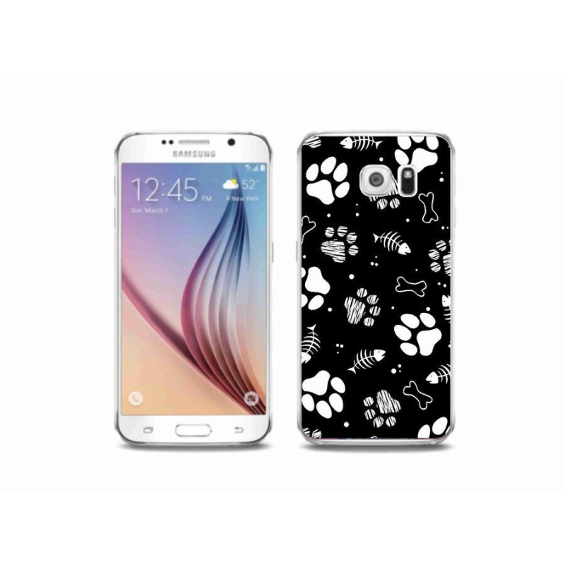 Gél borítás mmCase Samsung Galaxy S6 készülékhez - kutyamancsok