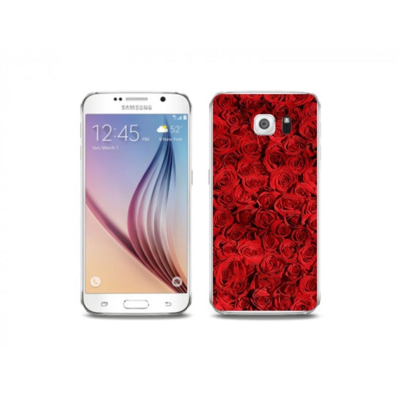 Zselés borítás mmCase Samsung Galaxy S6 készülékhez - rózsaszínű