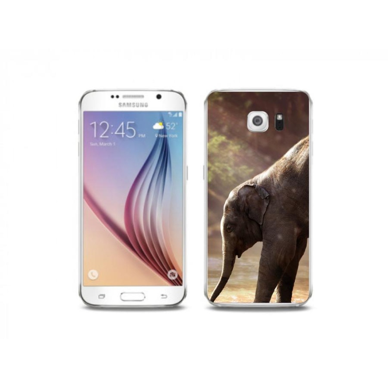 Zselés borítás mmCase Samsung Galaxy S6 készülékhez - elefánt