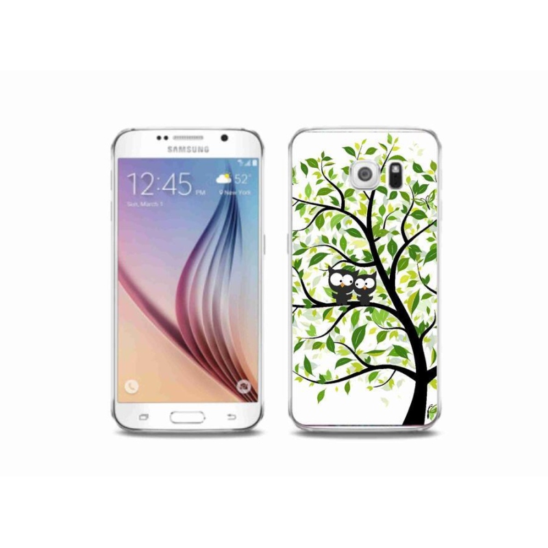 Gél borítás mmCase Samsung Galaxy S6 készülékhez - baglyok a fán