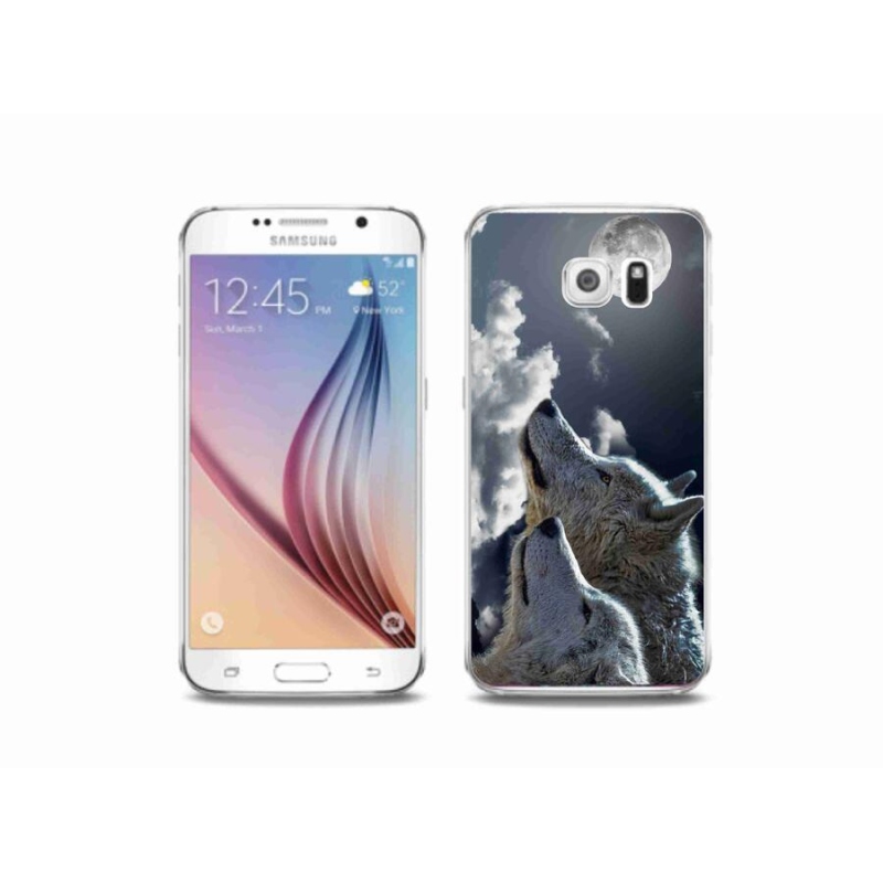 Gél borítás mmCase Samsung Galaxy S6 készülékhez - farkasok