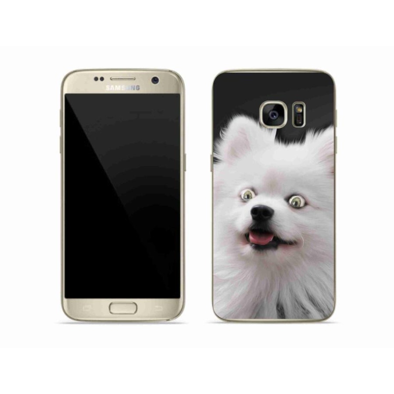 Zselés borítás mmCase Samsung Galaxy S7 készülékhez - fehér tüske