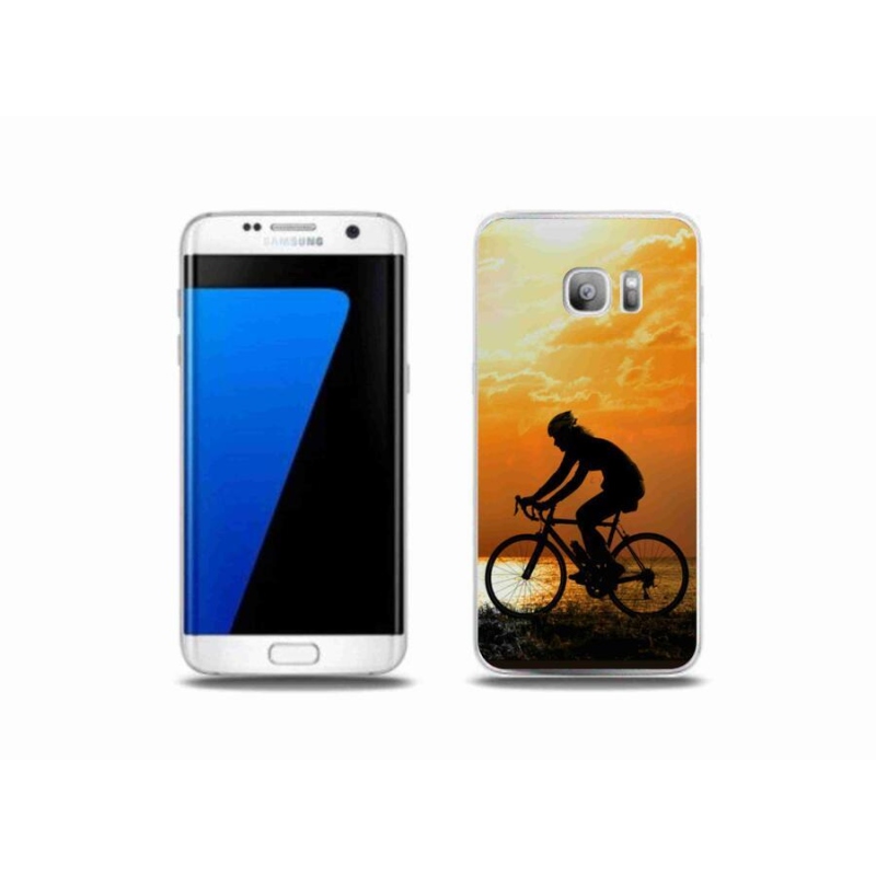 Gél borítás mmCase Samsung Galaxy S7 Edge - kerékpározás