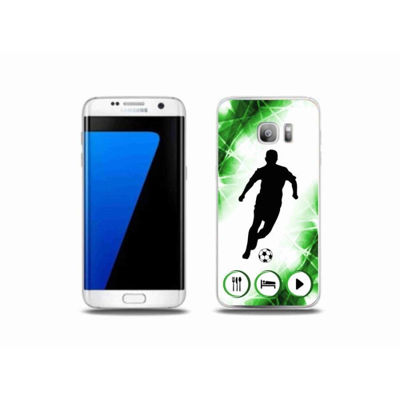 Gél borítás mmCase Samsung Galaxy S7 Edge készülékhez - focista
