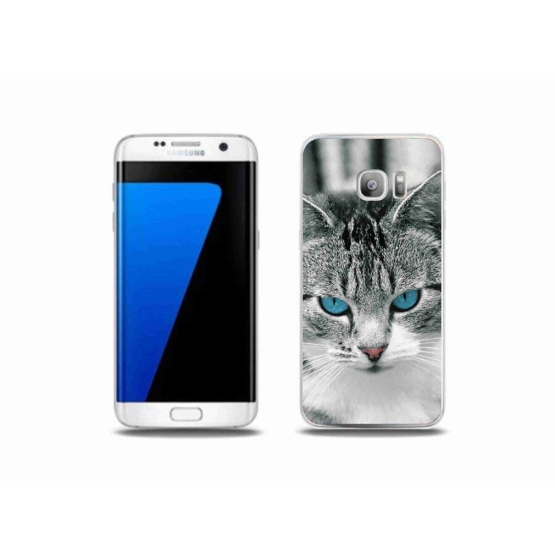 Gél borítás mmCase Samsung Galaxy S7 Edge készülékhez - macskaszem 1