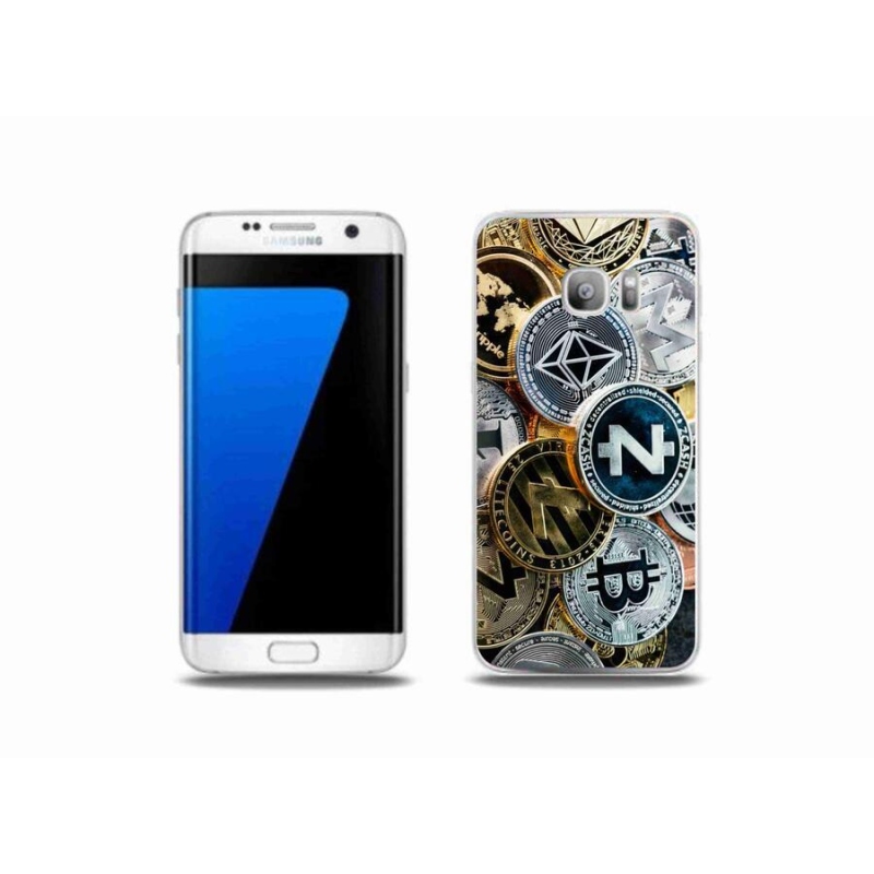 Gél borítás mmCase Samsung Galaxy S7 Edge készülékhez - kriptovaluták