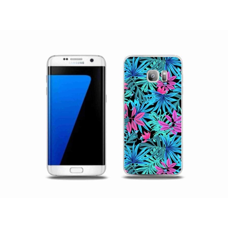 Gél borítás mmCase Samsung Galaxy S7 Edge készülékhez - virágok 3