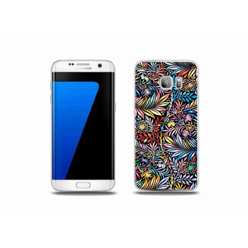 Gél borítás mmCase Samsung Galaxy S7 Edge készülékhez - virágok 5