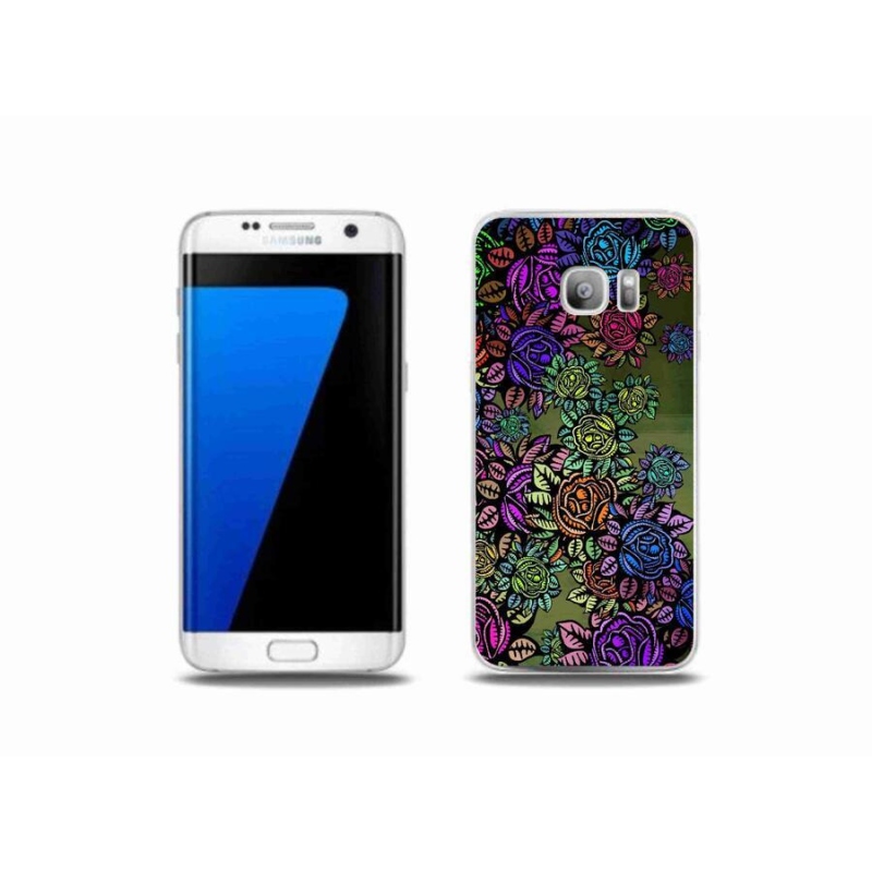 Gél borítás mmCase Samsung Galaxy S7 Edge - virágok 6