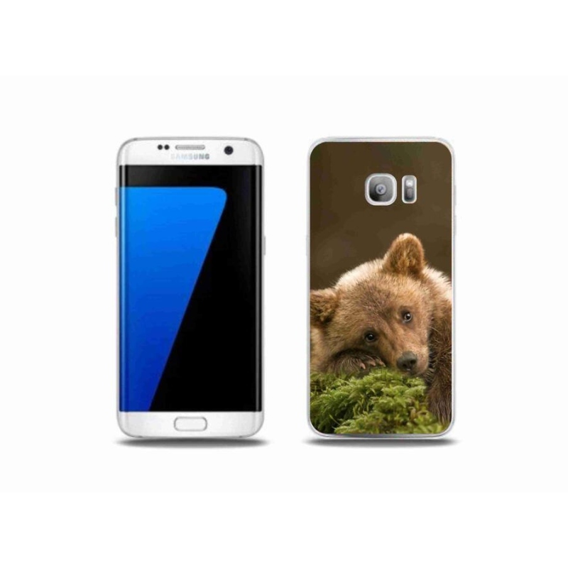 Gél borítás mmCase Samsung Galaxy S7 Edge készülékhez - medve