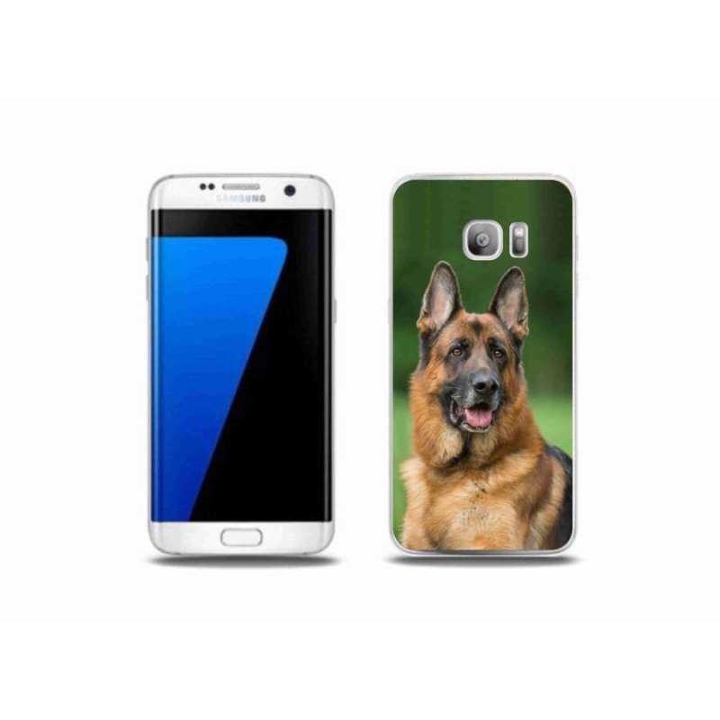 Gél borítás mmCase Samsung Galaxy S7 Edge készülékhez - Német juhászkutya