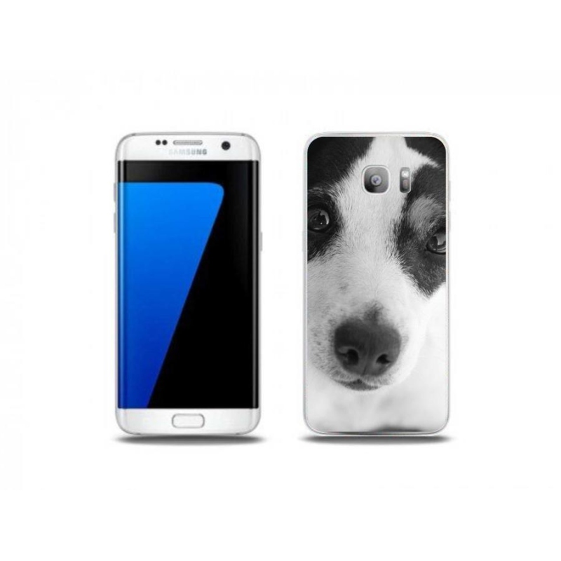 Zselés borítás mmCase Samsung Galaxy S7 Edge készülékhez - kutya