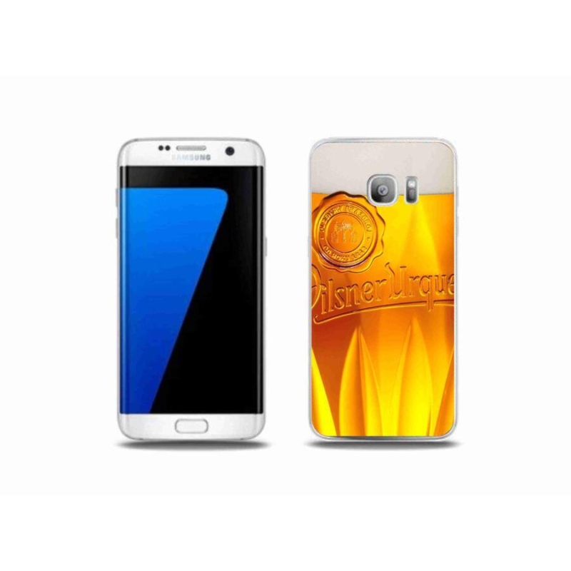 Gél borítás mmCase Samsung Galaxy S7 Edge készülékhez - sör