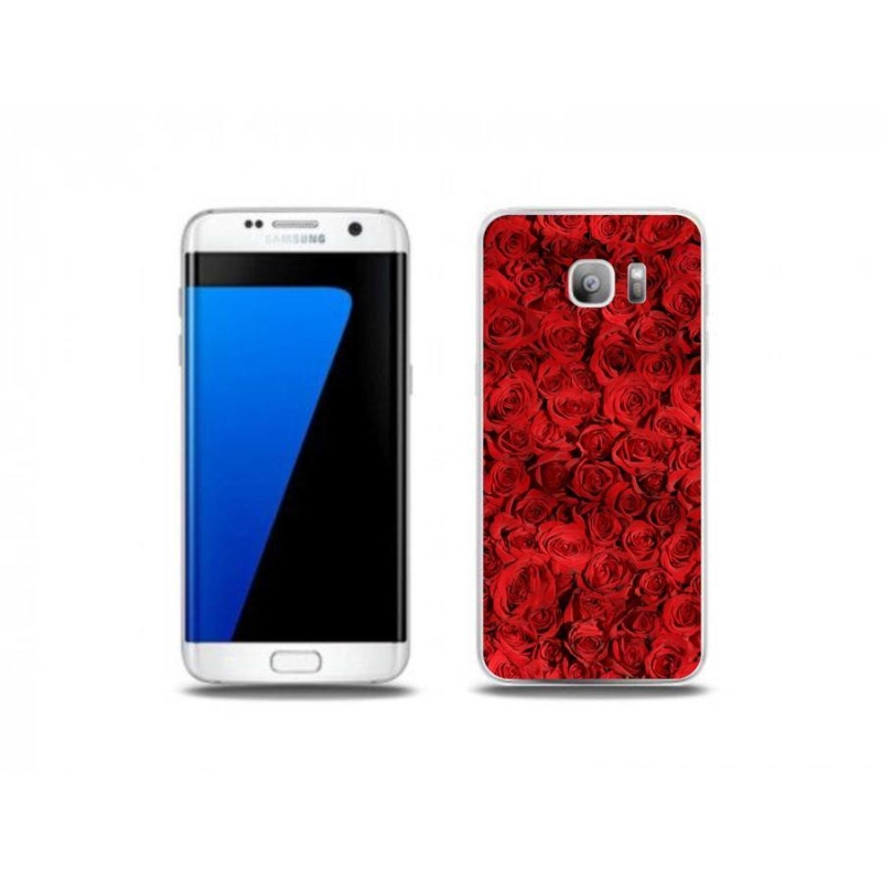 Zselés borítás mmCase Samsung Galaxy S7 Edge készülékhez - rózsaszínű