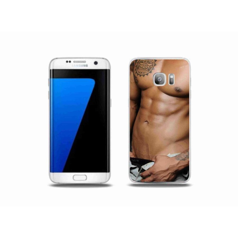 Gél borítás mmCase Samsung Galaxy S7 Edge készülékhez - szexi férfi