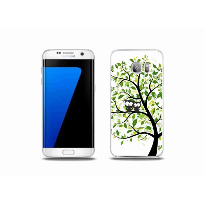Gél borítás mmCase Samsung Galaxy S7 Edge készülékhez - baglyok a fán