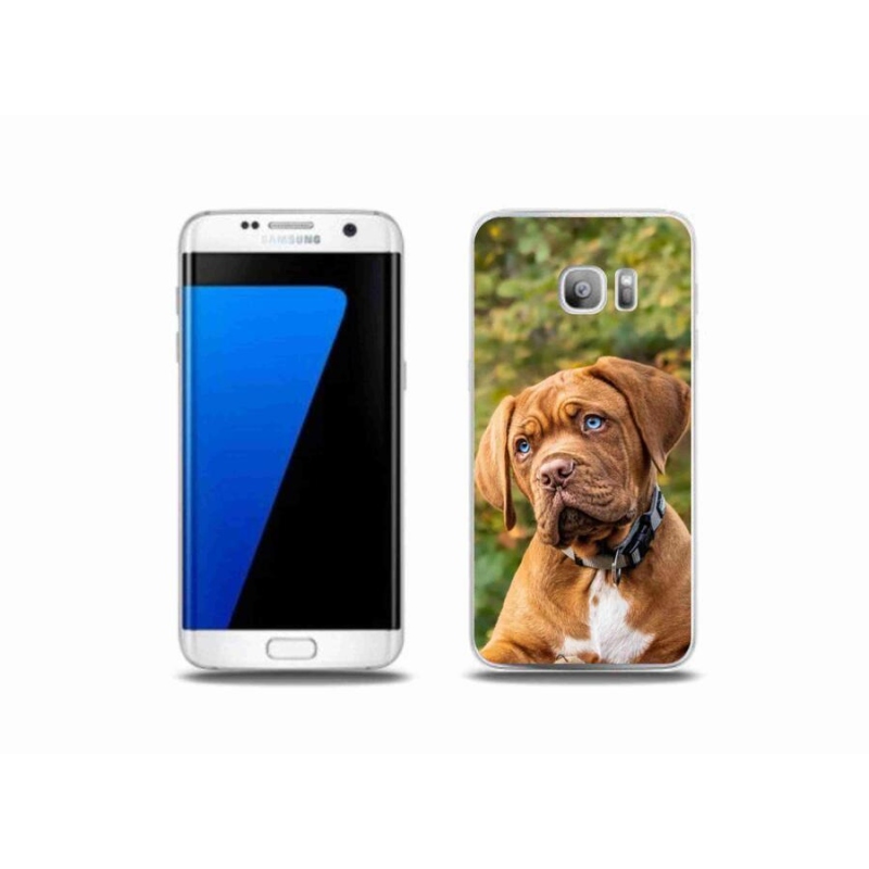 Gél borítás mmCase Samsung Galaxy S7 Edge készülékhez - kölyökkék