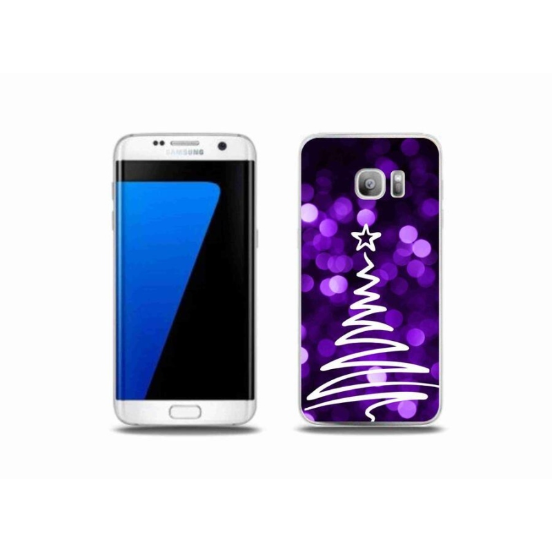 Gél borítás mmCase Samsung Galaxy S7 Edge készülékhez - fa