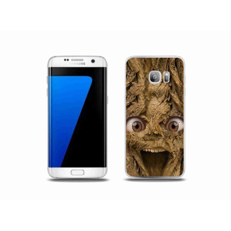 Gél borítás mmCase Samsung Galaxy S7 Edge készülékhez - boldog fa szemekkel