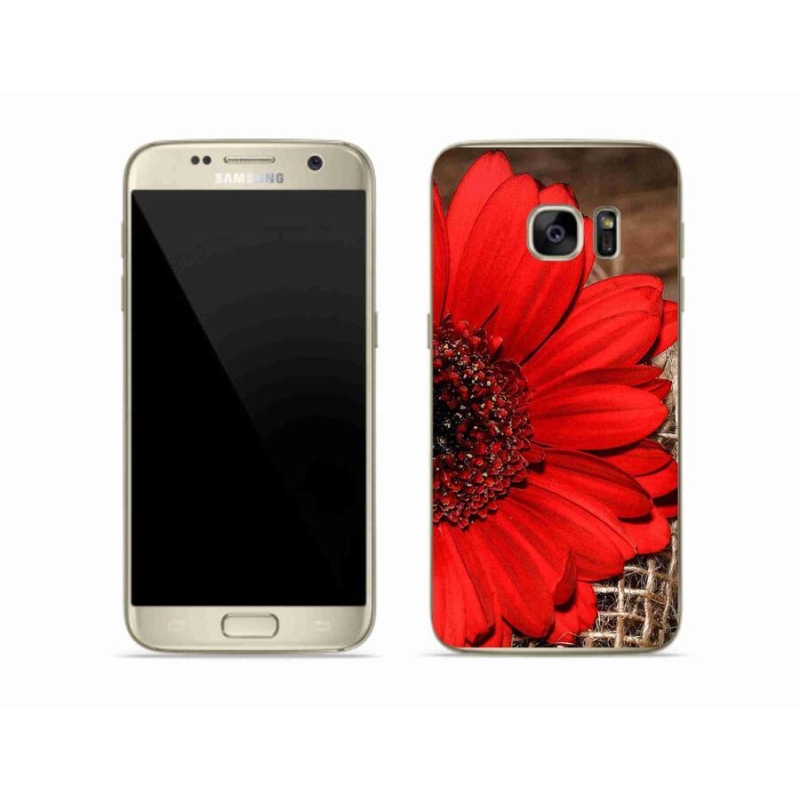 Gél borítás mmCase Samsung Galaxy S7 készülékhez - gerbera