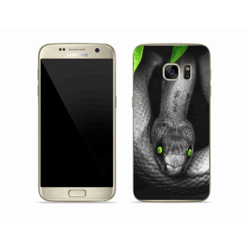 Zselés borítás mmCase Samsung Galaxy S7 készülékhez - kígyó